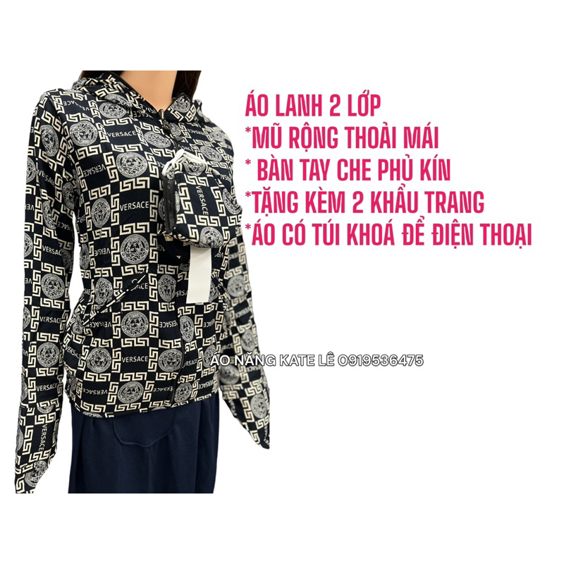 Size XL_áo lanh nhung 2 lớp chống nắng và tia uv cao cấp loại 1.