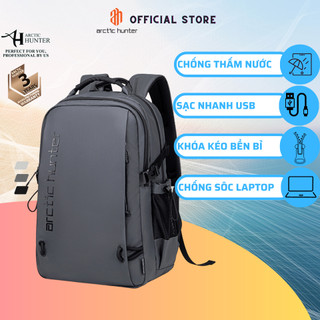 Balo du lịch arctic hunter b00530 nhiều ngăn, chất liệu oxfor chống thấm nước, đựng máy tính 15.6 inch