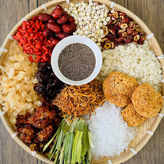  Set Chè Dưỡng Nhan Mộc Hoa 14 vị  Nguyên liệu Loại 1  - 20-25 chén. Chè Dưỡng Nhan Set 900gr 