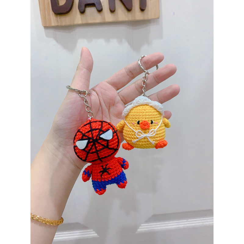 Móc khóa len Spider Man | MADE BY DANI