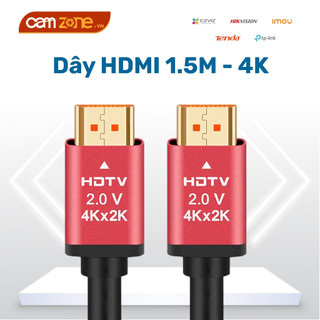 Cáp hdmi dài 1,5m x2100 chuẩn 2.0 hỗ trợ ethernet 3d 4k 60mhz camzone