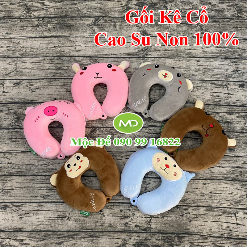 Gối Kê Cổ Cao Su Non SAIGON 30x30cm - Gối Tựa Đầu Đa Năng Dùng Cho Văn Phòng, Đi Tàu Xe, Ô Tô Du Lịch, Xe Hơi, Máy Bay