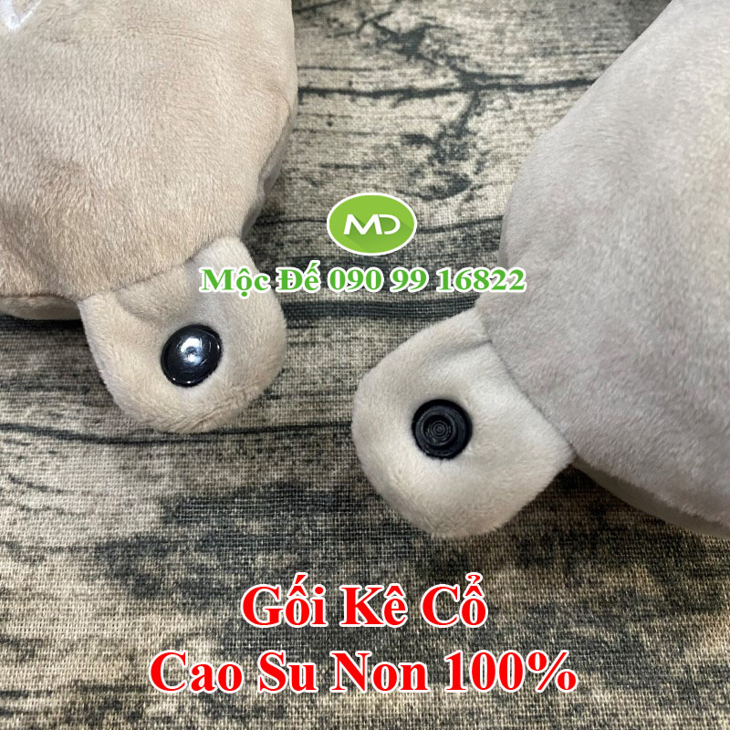 Gối Kê Cổ Cao Su Non SAIGON 30x30cm - Gối Tựa Đầu Đa Năng Dùng Cho Văn Phòng, Đi Tàu Xe, Ô Tô Du Lịch, Xe Hơi, Máy Bay