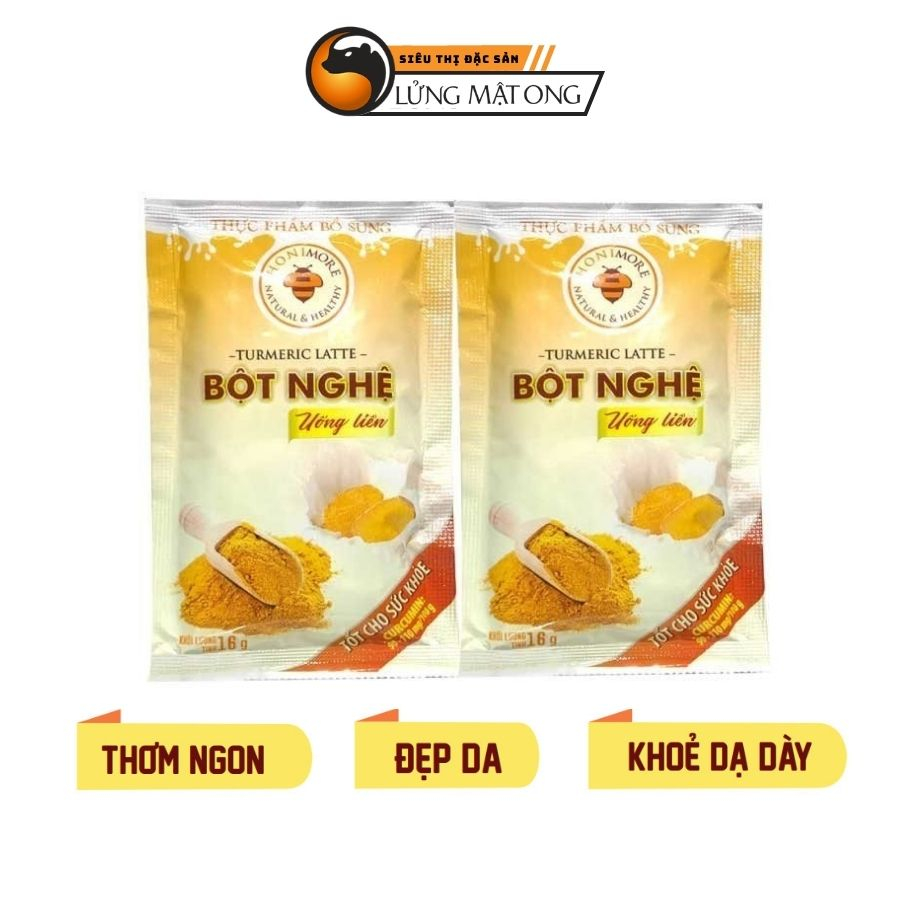 Bột nghệ uống liền Honimore - Thơm ngon - Đẹp da - Tăng cường sức khoẻ