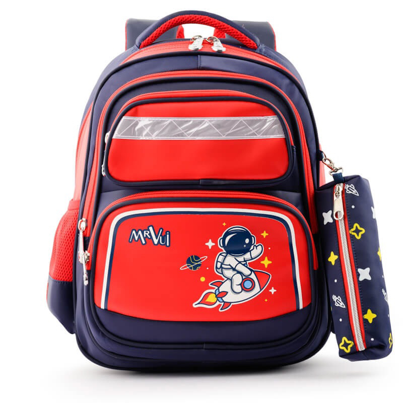 Balo Học Sinh MrVui 948 Phù Hợp Bé Tiểu Học KT 30x37x18 Bảo Hành Chính Hãng 2 Năm