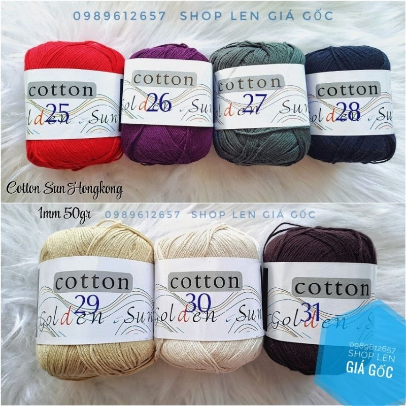 Sợi cotton Sun Hongkong