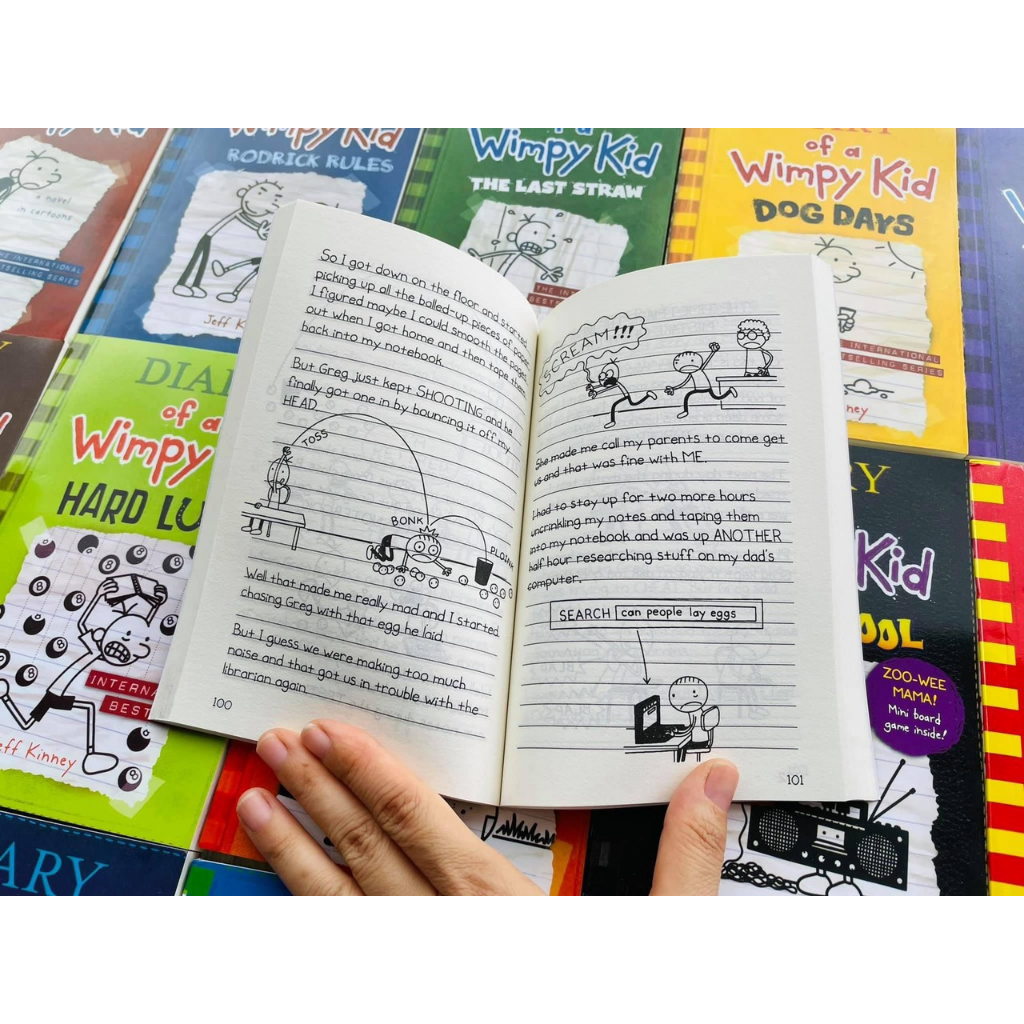 Bộ truyện Diary of a wimpy kid