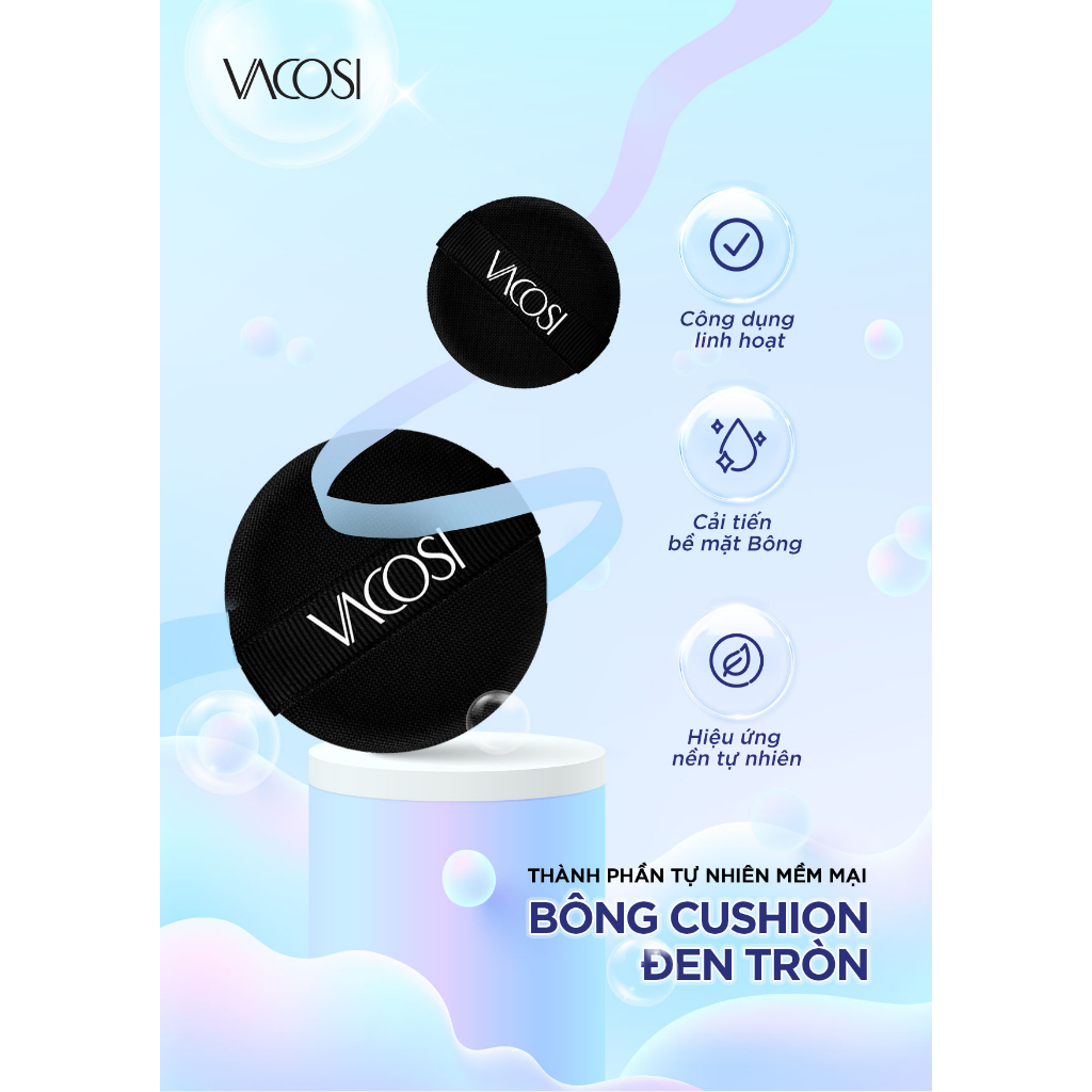 BÔNG CUSHION ĐEN TRÒN