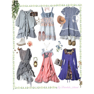Set, Đầm fairygrunge, fairycore, punk, lolita, axes femme 25082023