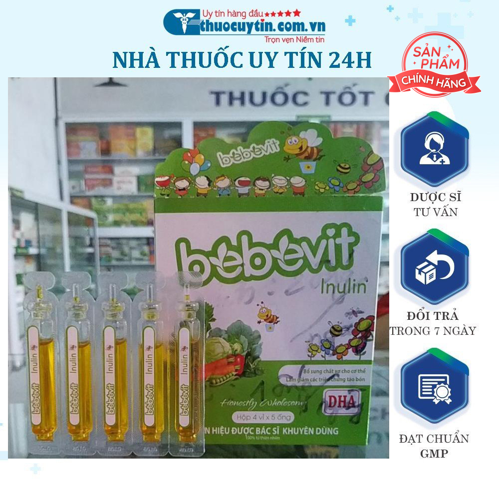 Bebevit Inulin bổ sung chất xơ giảm táo bón nóng trong ( Bác sĩ khuyên dùng)