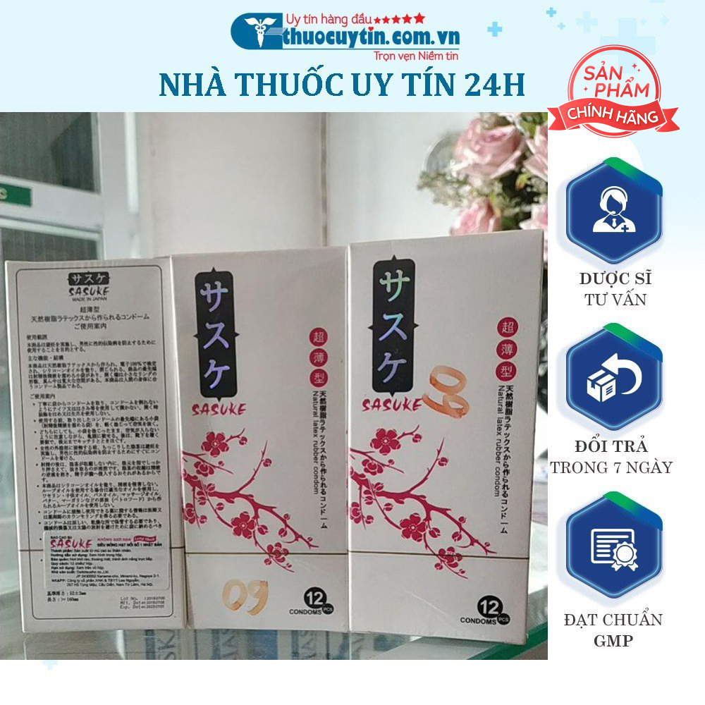 Bao cao su Nhật Hộp12chiếc có hạt ( có tại Nhà Thuốc)