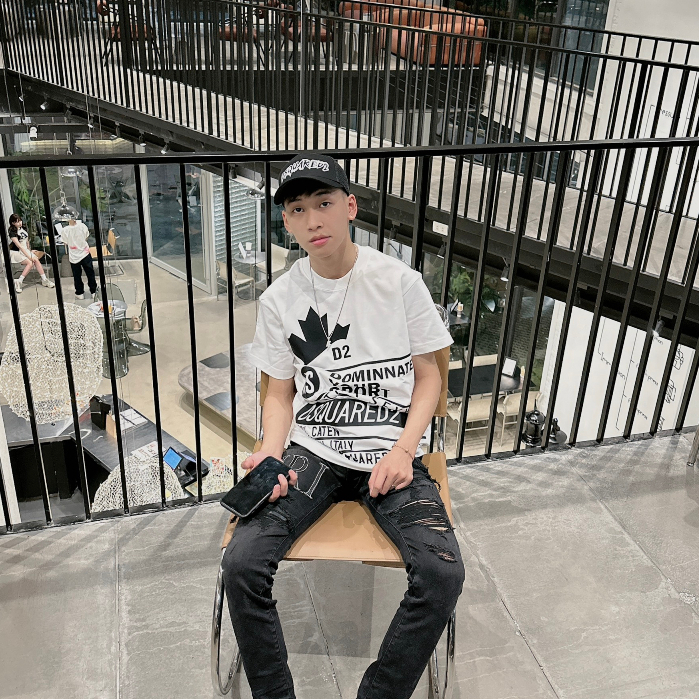 Áo Thun Nam DSQ 090 Hình In Nhiệt Cao Tầng Vải Cotton Co Dãn 4 Chiều Phù Hợp Cho Nam