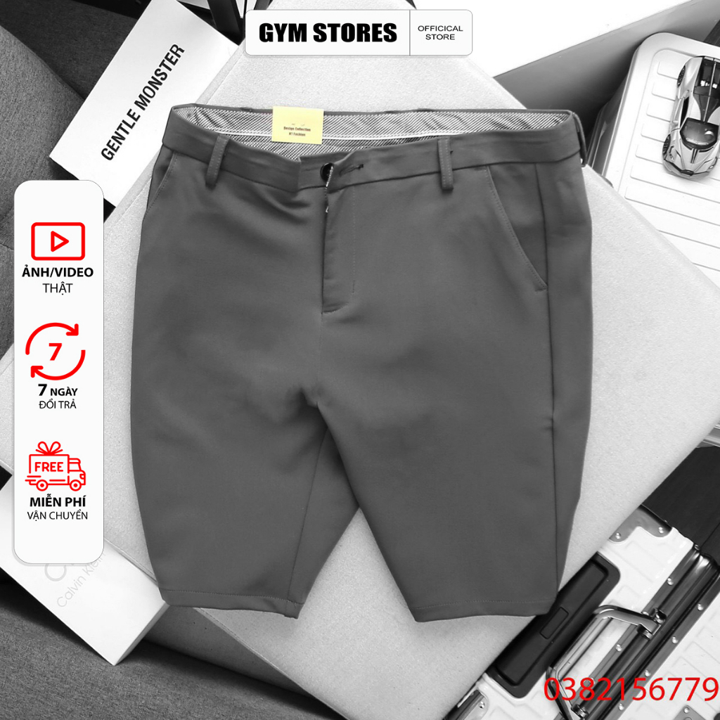 Quần short tây nam _ Quần short nam tây âu co giãn sang trọng  SIZE 27 ĐẾN 34