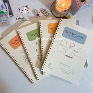 Sổ ielts writing, speaking, listening, speaking sổ notebook ielts, tiếng anh taro stationery