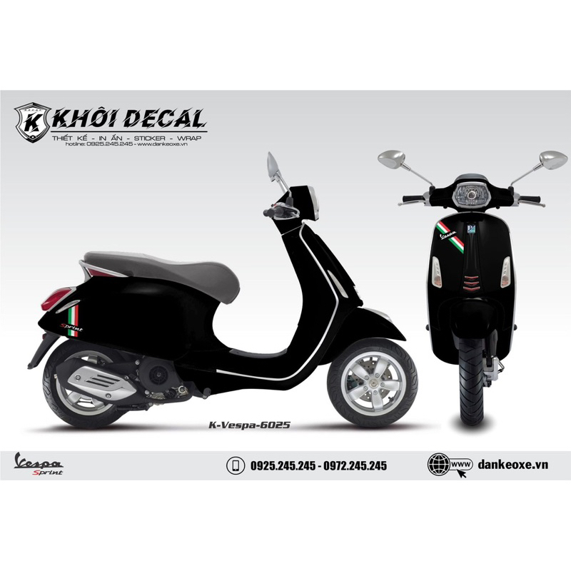 Tem Vespa Sprint / Primavera đẹp
