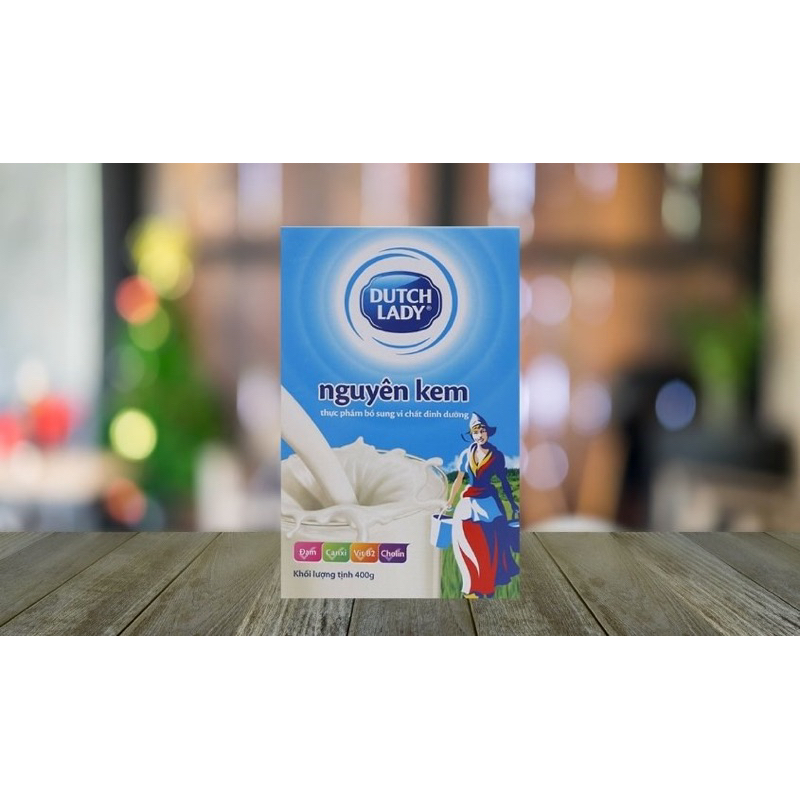 Sữa bột nguyên kem Cô gái Hà Lan hộp giấy 400g