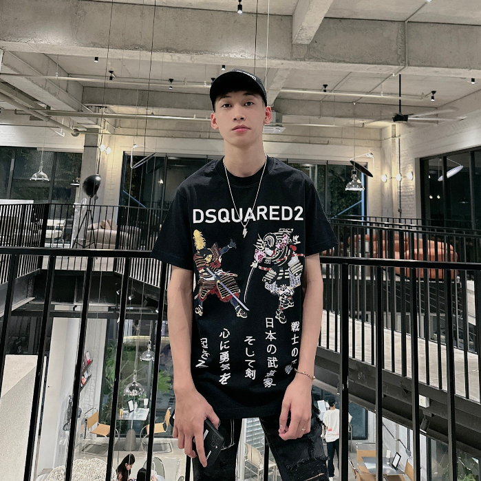 Áo Thun Nam DSQ 103 Hình In Nhiệt Cao Cấp Vải Cotton Co Dãn 4 Chiều Phù Hợp Cho Nam