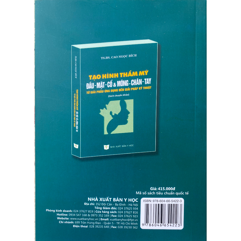 Sách - Tạo hình thẩm mỹ đầu mặt cổ & mông chân tay