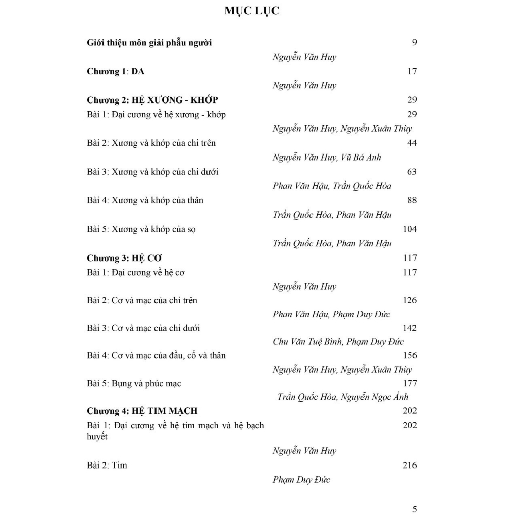 Sách - Giải phẫu người