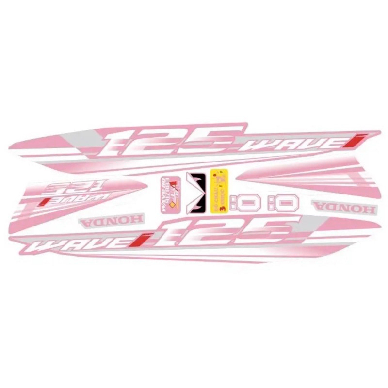 Tem Rời Wave Mẫu 125 Cho Xe 110cc - Tem 3 Lớp Cao Cấp