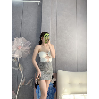 Áo ống bozip 2 khoen ngực chất thun bozip