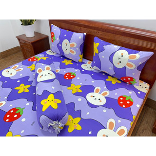 Sỉ lẻ vải thun hoạt hình in 3D may ga gối (mẫu mới về)