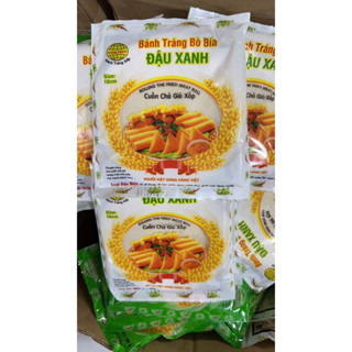 Combo 10 gói vỏ bánh tráng bò bía đậu xanh cuốn chả giò - Bánh đa nem đậu xanh