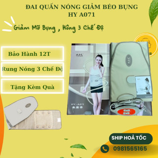 ️🏆 HÀNG CHÍNH HÃNG ️🏆 Đai quấn nóng HY A071 hồng ngoại, vừa nóng vừa rung