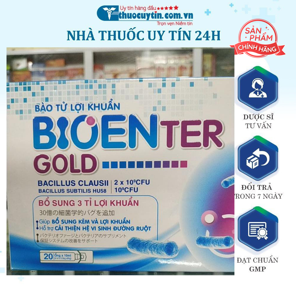 Men ống Bio Enter Gold tốt vi sinh đường ruột, tiêu hoá trẻ nhỏ tăng hấp thu dưỡng chất