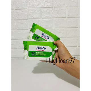KHĂN ƯỚT BỎ TÚI ANPA (20 TỜ)