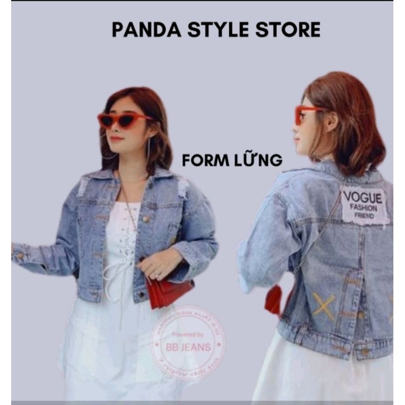 Khoác jean dáng ngắn tuyển 125k. khách đặt hàng chát shop đặt size ạ