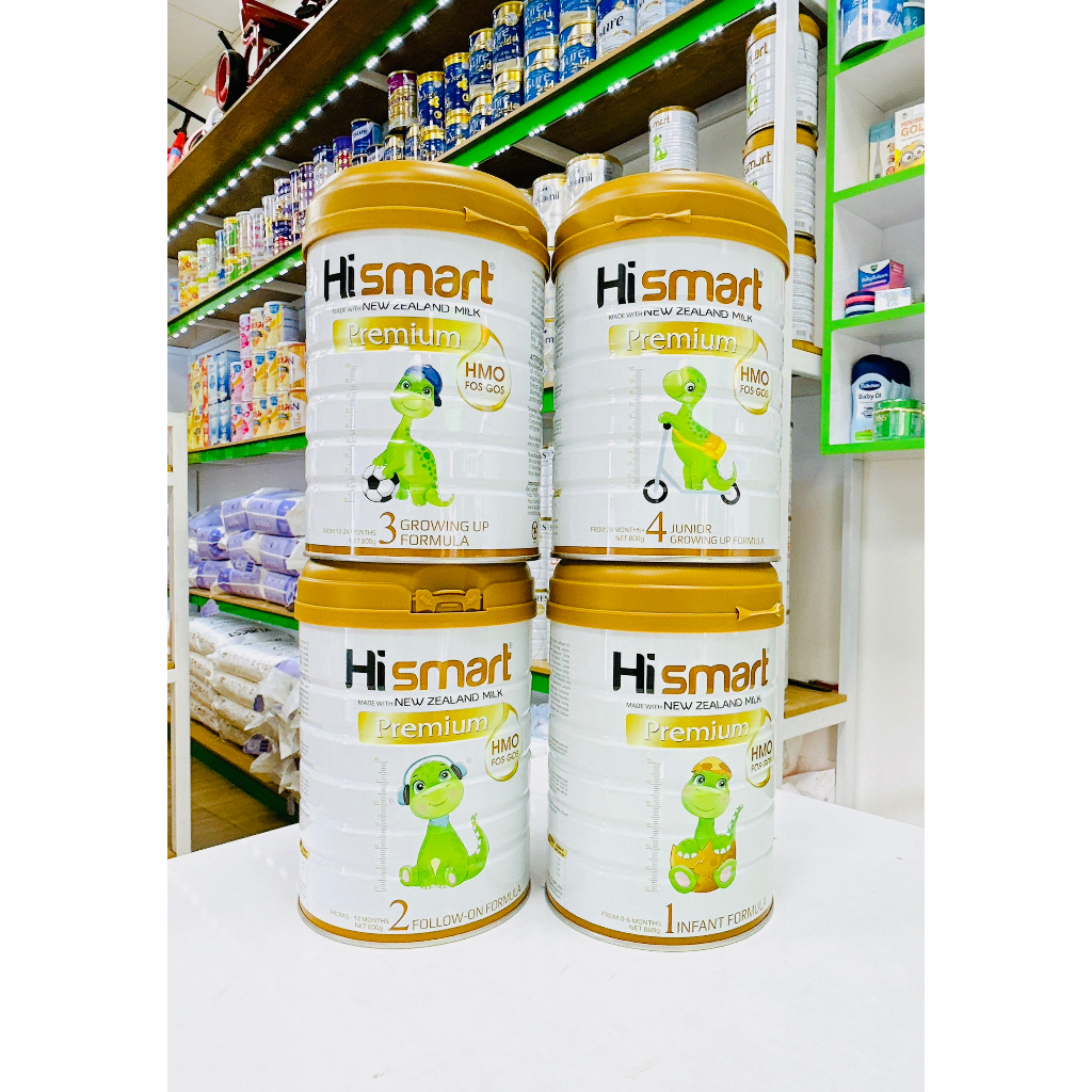 Sữa bột Hismart Bản Thường và Premium Đủ Số 1 2 3 4 Date Mới New Zealand