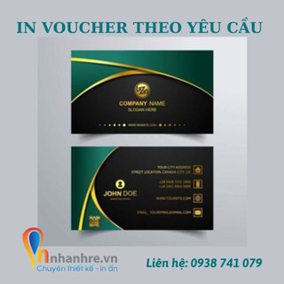 Voucher khuyến mãi in theo yêu cầu, phiếu khuyến mãi, phiếu tích điểm 9 x 5.4cm giá rẻ & chất lượng - INNHANHRE