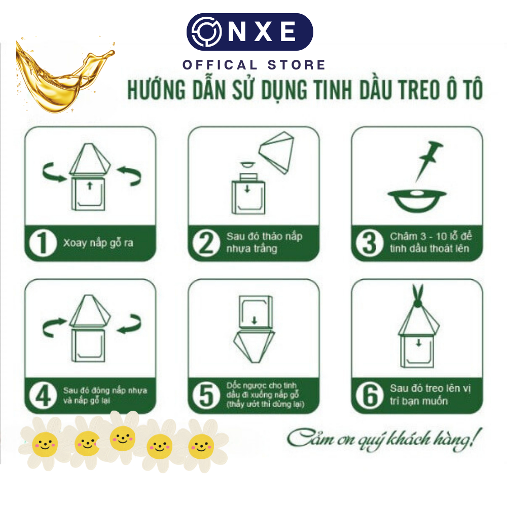 Tinh dầu treo xe ô tô onxe mùi cafe trầm chanh sả từ thiên nhiên 10ml thư giãn khử mùi trên ô tô giảm say xe | BigBuy360 - bigbuy360.vn