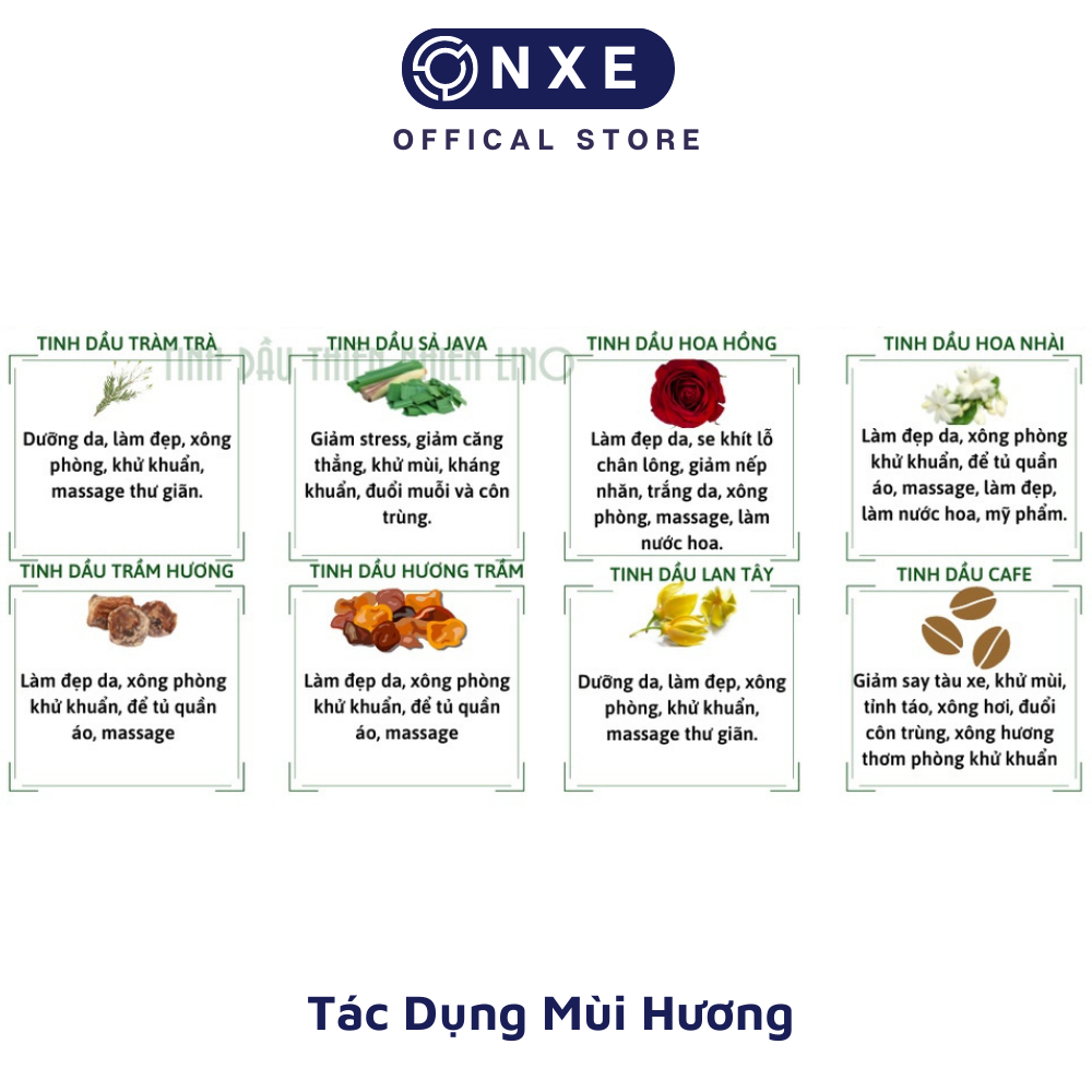 Tinh dầu treo xe ô tô onxe mùi cafe trầm chanh sả từ thiên nhiên 10ml thư giãn khử mùi trên ô tô giảm say xe | BigBuy360 - bigbuy360.vn