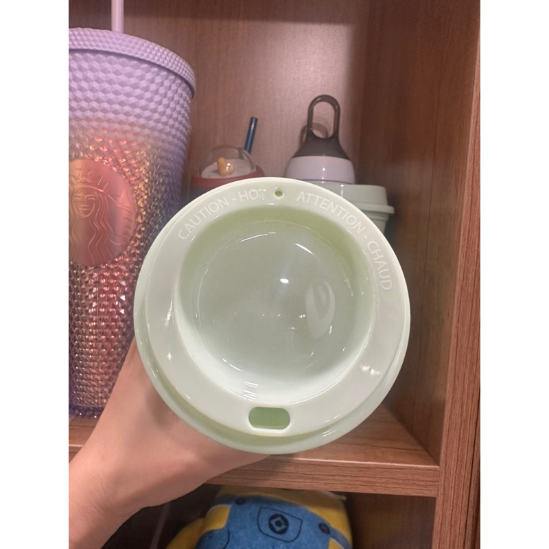 Starbucks Ly Nhựa Reusable Hot 16oz  New Green Light