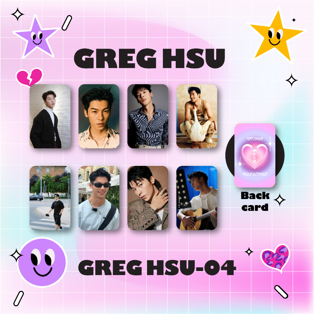 Summer30 -  Set 8 card bo góc HỨA QUANG HÁN GREGHAN KUANGHANHSU