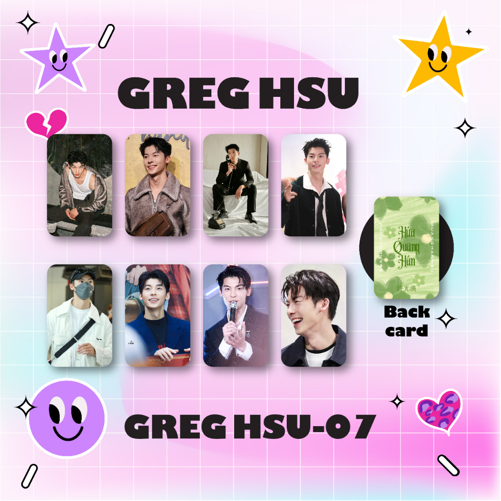 Summer30 -  Set 8 card bo góc HỨA QUANG HÁN GREGHAN KUANGHANHSU