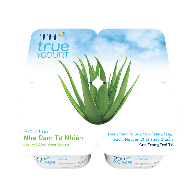Thùng 48 hũ Sữa Chua Ăn TH true YOGURT Tự Nhiên 100g