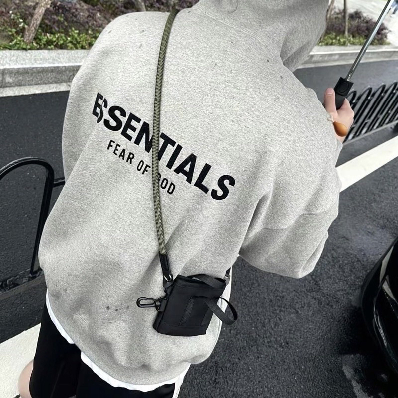 Áo Hoodie - Essentials - FOG Fear Of God SS22  dark oatmeal