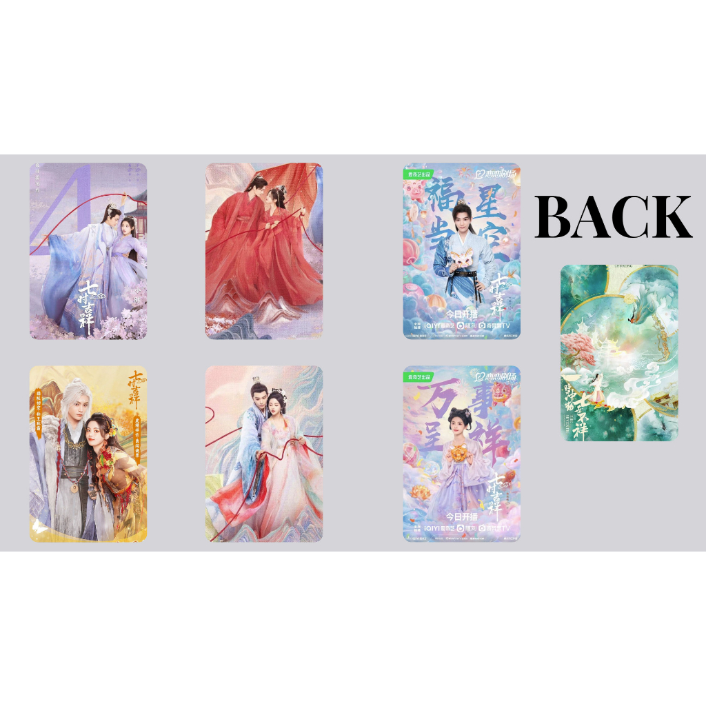 Set thẻ bo góc "Bảy Kiếp May Mắn"