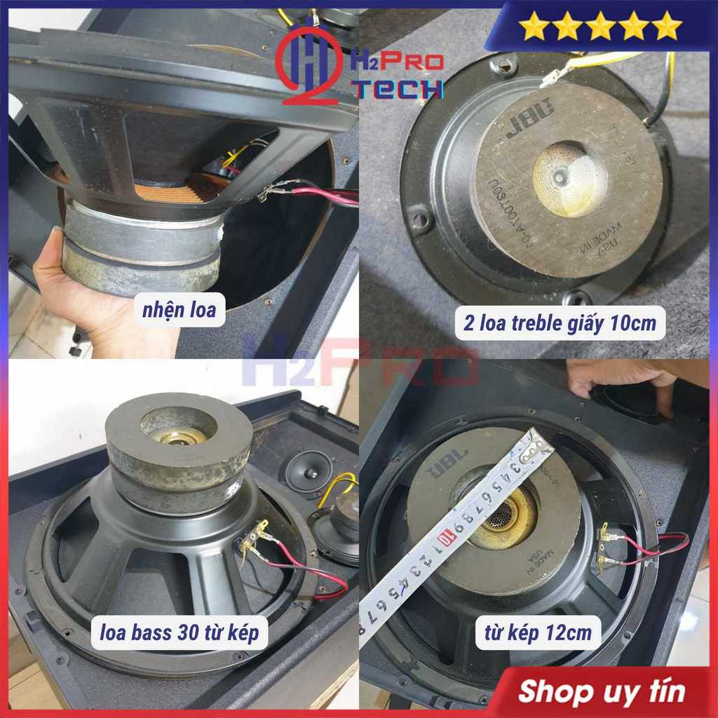 Đôi Loa JBL Ki82 Bass 30 1000W, 3 Đường Tiếng, 2 Loa Jbl Karaoke Gia Đình Lời Sáng - Bass Ấm, Tặng 10M Dây-H2Pro Tech