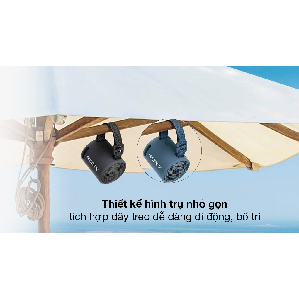 Loa Bluetooth Sony SRS-XB13 Âm Bass Mạnh Mẽ Chống Nước IP67 Chơi Nhạc 16H - Kết Nối 2 Loa - Bảo Hành 2 Năm