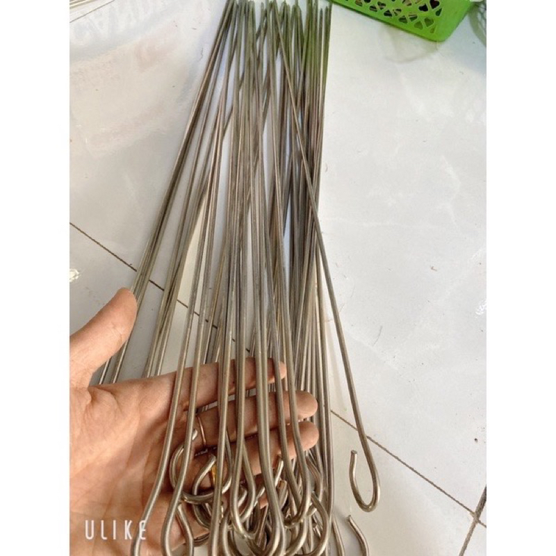 Combo 20 Que xiên inox nướng thịt dài 40cm, 50cm,60cm và 70cm