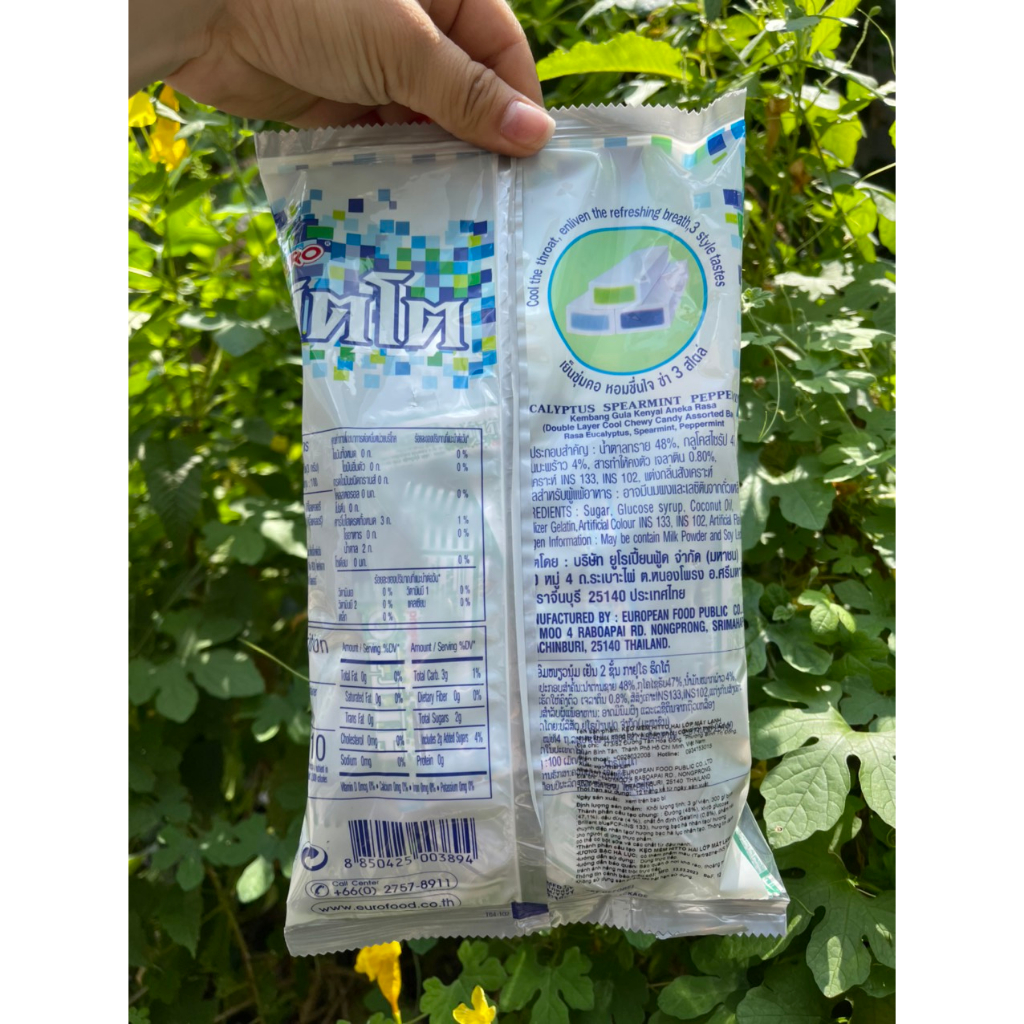 Kẹo Mềm Bạc Hà HITTO Thái Lan 300g 100 Viên