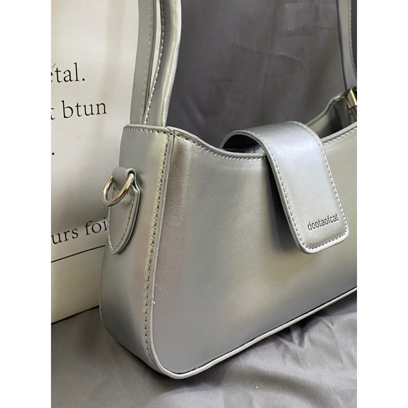 Túi xách nữ đeo vai QC da có dây đeo chéo bốn mùa