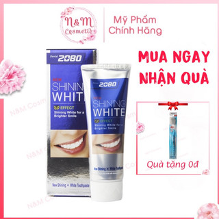 Kem Đánh Răng Làm Trắng Răng Shining White 3D Effect Toothpaste 2080 full mẫu