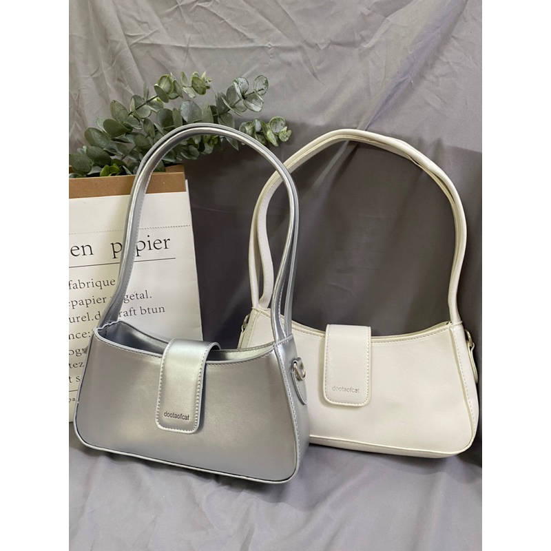 Túi xách nữ đeo vai QC da có dây đeo chéo bốn mùa