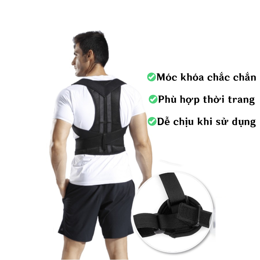 ✈️ Đai Chống Gù Lưng Nam Nữ BACK PAIN Dành Cho Dân Văn Phòng Chống Đau Mỏi