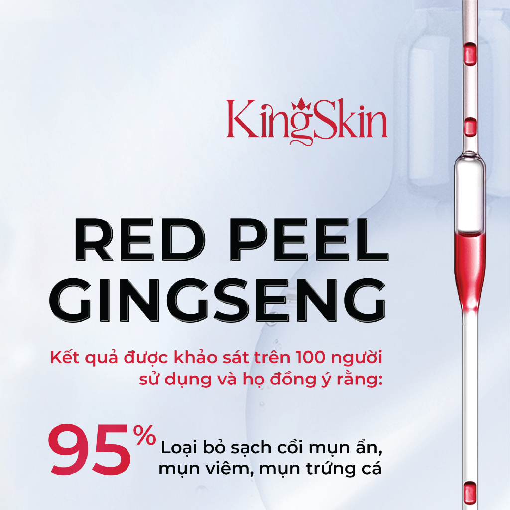 Serum tái tạo da KING SKIN red peel ginseng plus+ 30ml